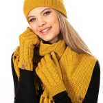 mütze und schal set damen